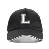 Новая бейсболка унисекс с буквой L и инициалом Monogram College Cool для женщин