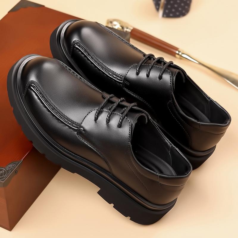 Высококачественные мужские повседневные кожаные туфли, удобные туфли-оксфорды на шнуровке, мужская нескользящая деловая обувь для отдыха, кроссовки для прогулок