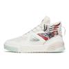 Anta Кроссовки Lifestyle Series Non-Slip Durable High-Top для скейтбординга женские белые красные 122148902-3