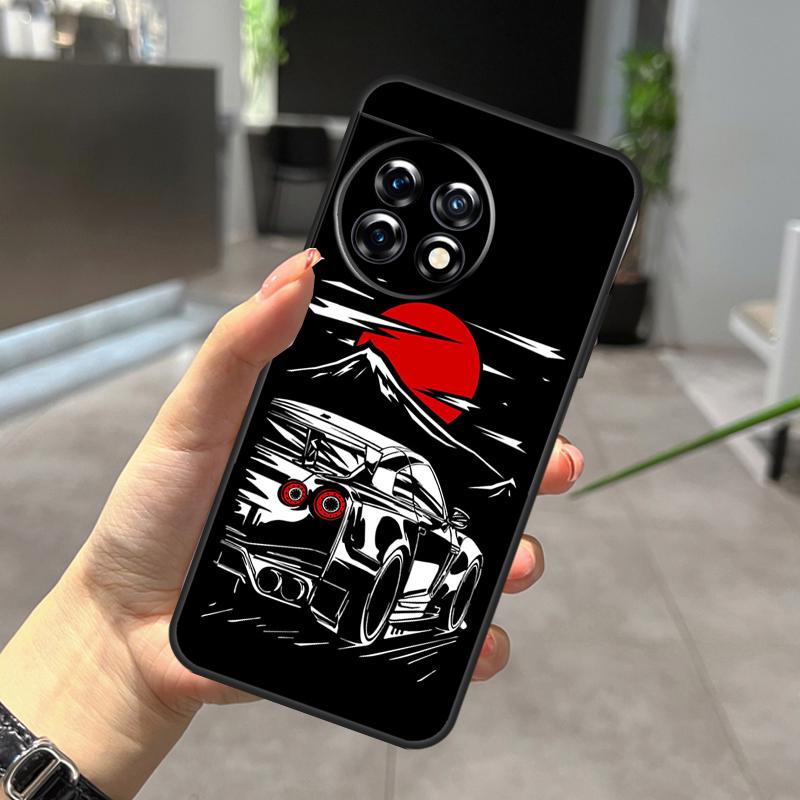 Japan JDM Sports Cars Male Men Case For OnePlus Nord 5 CE 2 3 4 Lite N20 N30 OnePlus 15 R 13 12 11 10 Pro 10T 12R 13R Cover