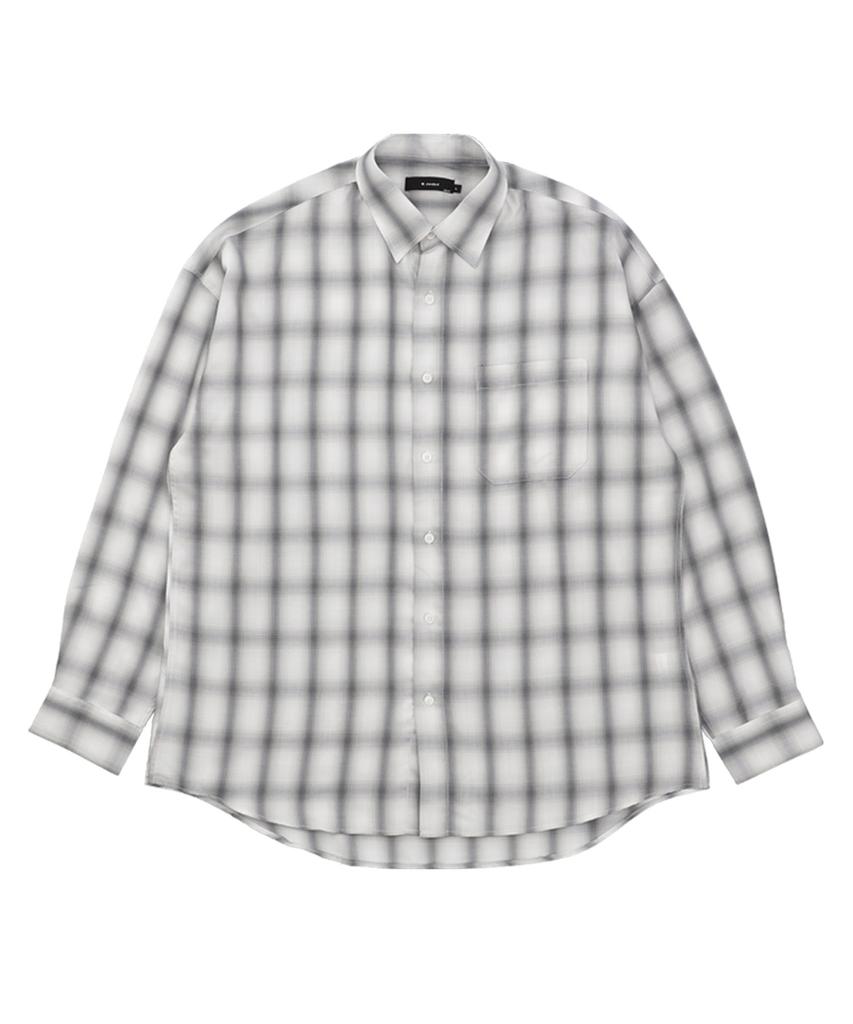 W STANDARD Oversized Check Shirt [3 Colors]