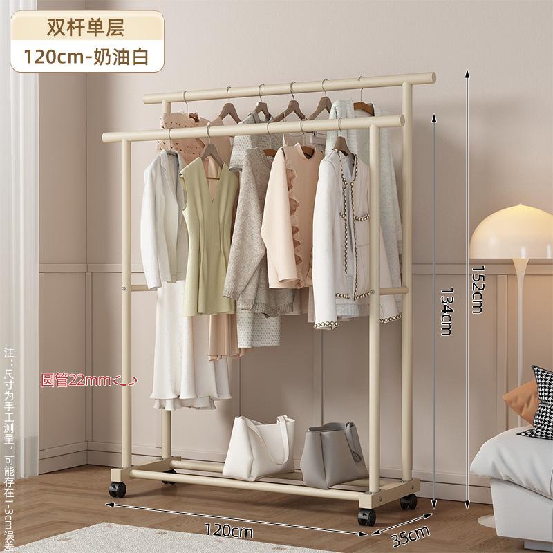 Wearing Professional Clothes Rack Standing Home Furniture Storage Cabinet Shoe Rack Space Saving Portable Hanger Dress Room Coat