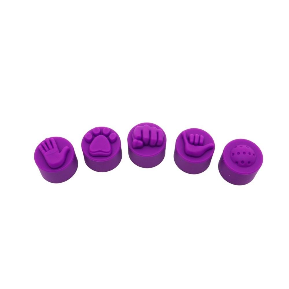 Fun Gesture Design Paddle Handle Plugs Reusable Paddle Tap Caps New Pickleball Paddle End Caps