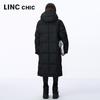 Jin Yujie Unisex Hooded Long Puffer Down Jacket