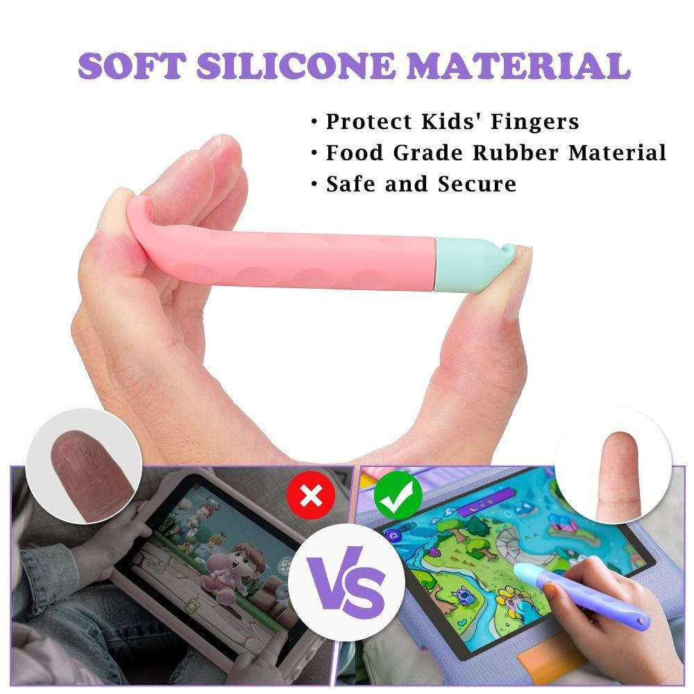 Silicone Touch Screen Pen Correct Grip Posture Tablet Capacitive Touch Pen Kids Stylus Pen  Drawing