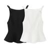 2025 Spring European & American Women's Fashion Slim Fit Camisole Top with Bow and Short Skirt Style Hem