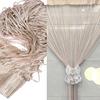 2M X 1M  Leather Line String Curtains Door Window Panel Curtain Divider Yarn String Curtain Str