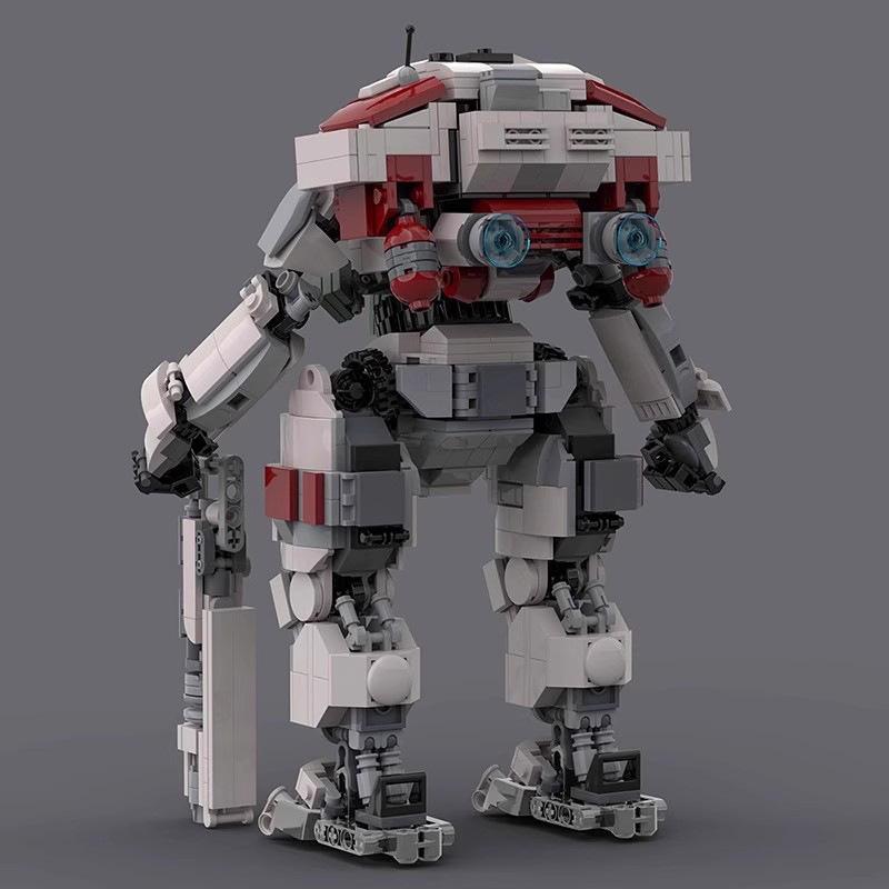 Bricks Compatible Creative Flame Titan Mech Creative Titanfall 2 Building Blocks