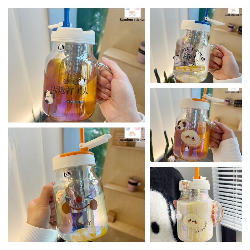 Versatile Glass Mug For All Occasions High Temperature Resistance Sealed Lid Suitable For Gifting