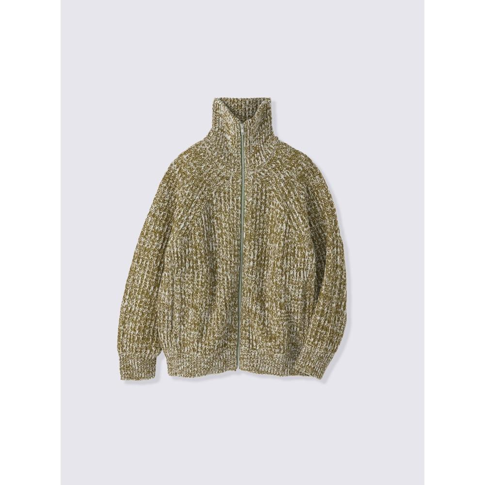 GU by Uniqlo Толстый вязаный кардиган на молнии