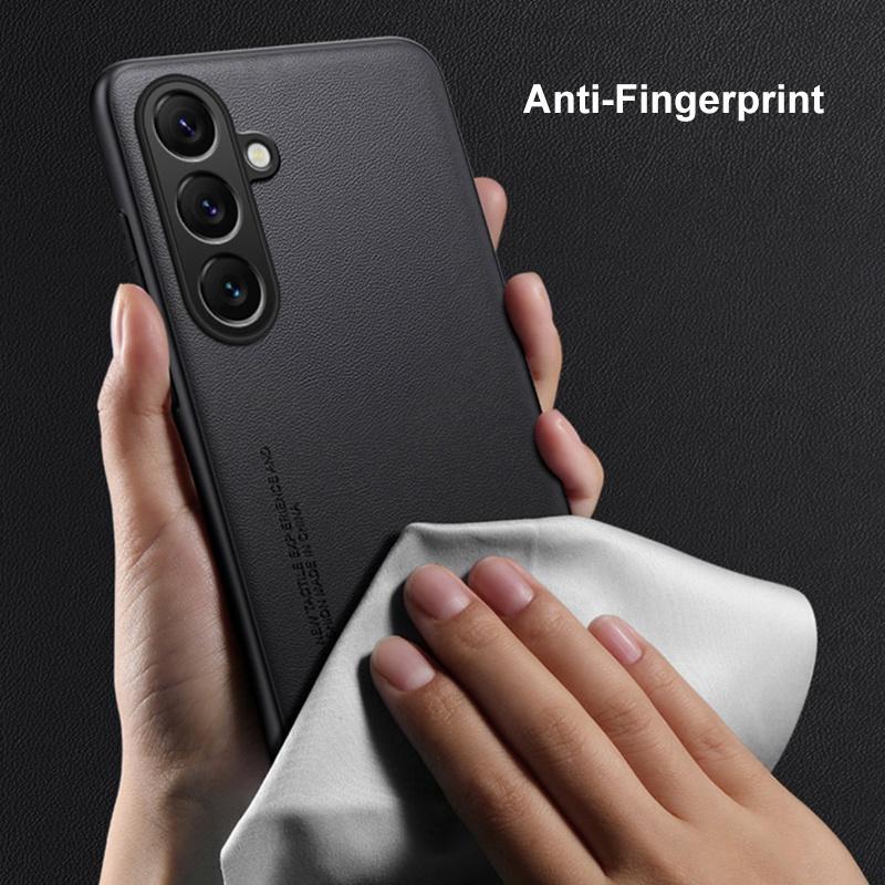 Роскошный чехол из искусственной кожи для Samsung Galaxy S25 Plus S25 FE, задняя крышка, защита из ТПУ силикона, чехол для телефона для Samsung S25 Ultra 5G