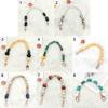 DIY Retro Handbag Chain Colorful Replaceable Bags Belt Resin Extension Bead Chain Phone Case Accessories