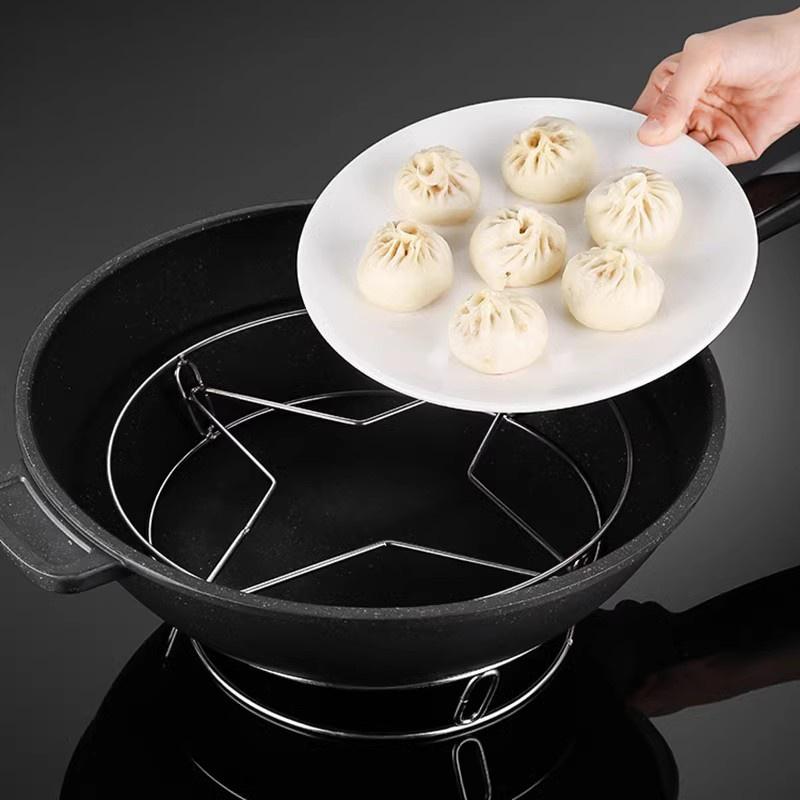 Круглая подставка для горячего Многофункциональная Подставка Прочная Надежная Кухонные аксессуары Подставка для кастрюль и сковородок Подставка под кастрюлю Нержавеющая сталь