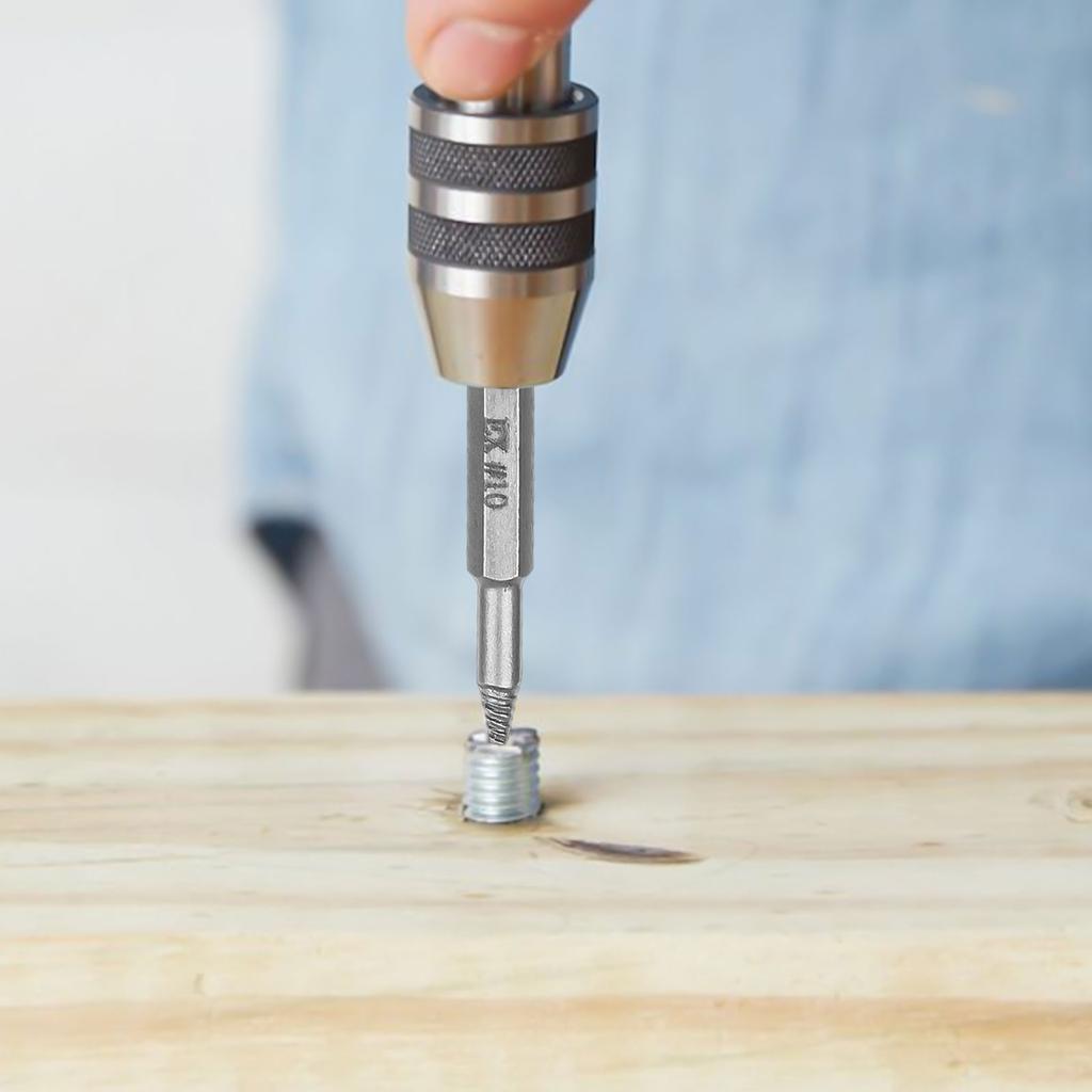 10 шт. Инструмент для удаления поврежденного метчика, сверло для извлечения сломанной головки винта, набор из 4 мм и 6,35 мм для извлечения металлических винтов