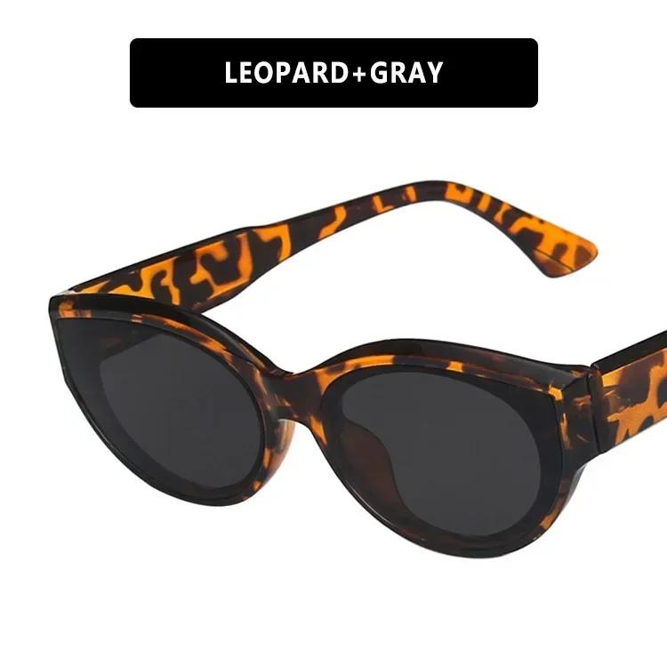 Retro Oval Large Frame Anti-Ultraviolet Sunglasses New Hip-Hop Sunglasses Female Senior Sense Of Street Fashion Sunglasses