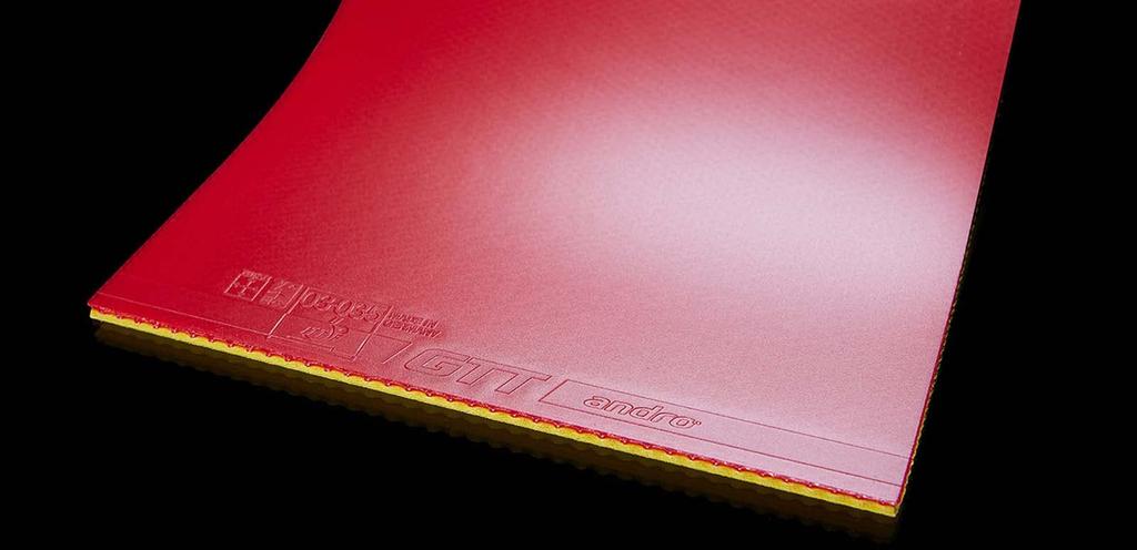 Andro Накладка для настольного тенниса GTT40 GTT40 Light Tension Back Soft Rubber 112276 Черный 1.6