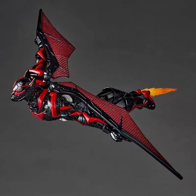 17 см Revoltech Amazing Yamaguchi Бэтмен Будущего KO Арт. Сочлененная Фигурка Действия Модель Супергероя Коллекционная Игрушка Настольное Украшение Аниме Подарок