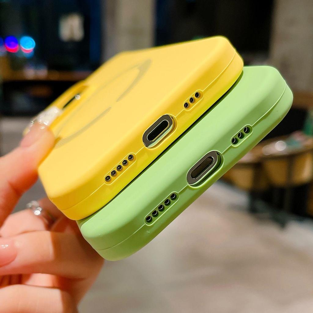 Жидкий силикон для чехла для беспроводной зарядки Magsafe для iPhone 15 14 13 12 11 Pro Max Plus, мягкий магнитный защитный чехол