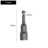 Grey Socket Wrench Hexagon Nut Driver Easy Handling