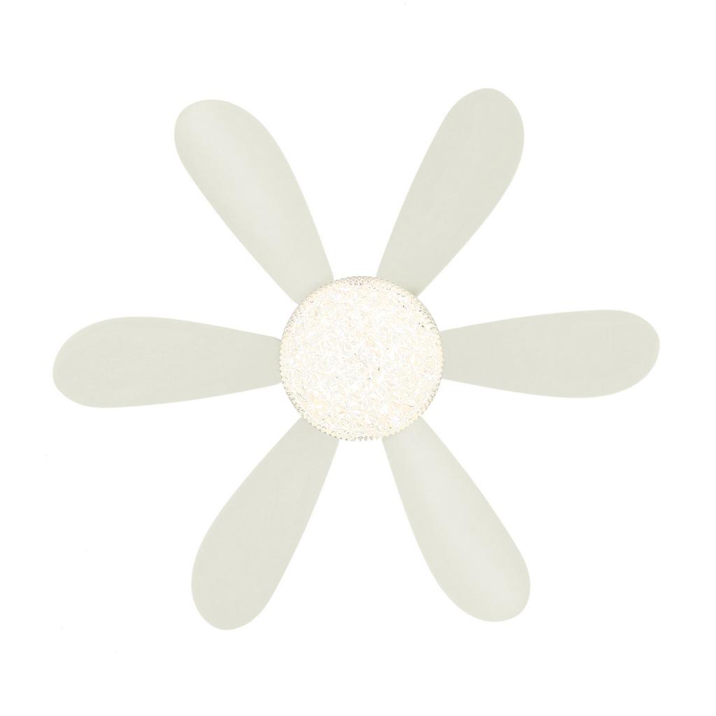 Тихий потолочный вентилятор со светодиодной подсветкой, 16,5-дюймовый пульт дистанционного управления для кухни, спальни, столовой