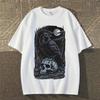 2025 American Devil Style Printed Short-sleeved Summer Casual Fashion Top Crew Neck Cotton Cool Breathable T-shirt