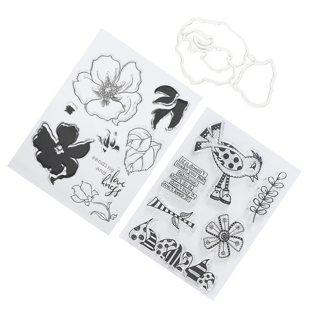 Transparent Stamp Rubber Journal Album Decoration HandMade Crafts Supplies