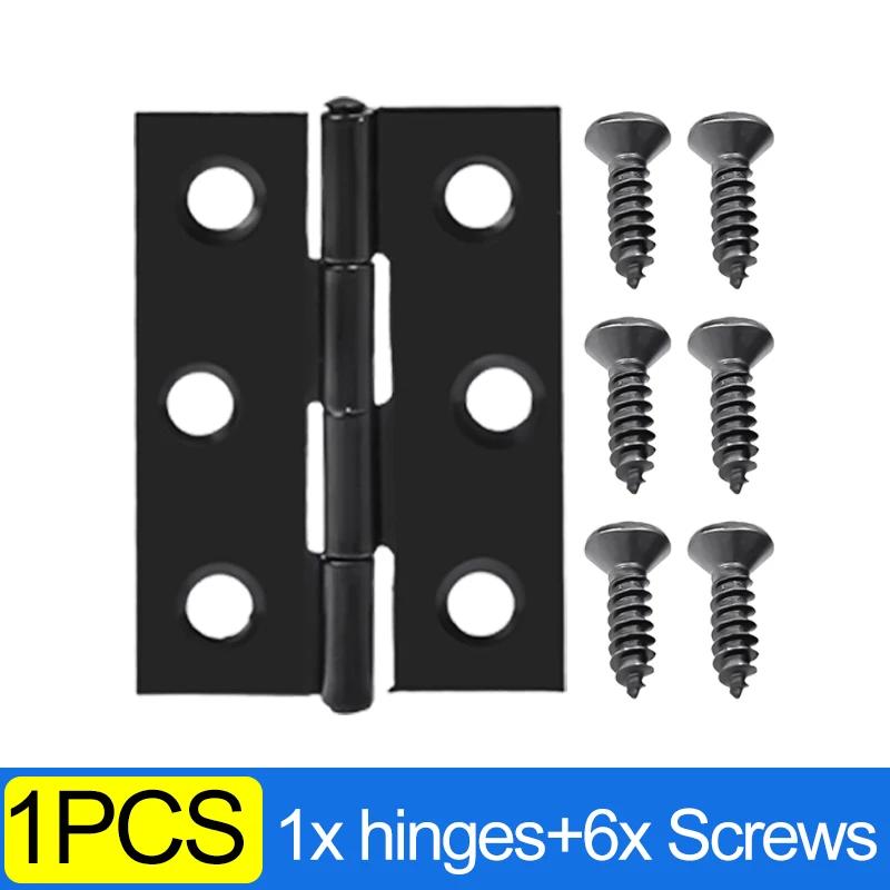 10/1 шт 2-дюймовая дверная петля из нержавеющей стали плоские петли оконные петли для шкафов дверной соединитель книжный шкаф деревянная коробка мебельная фурнитура