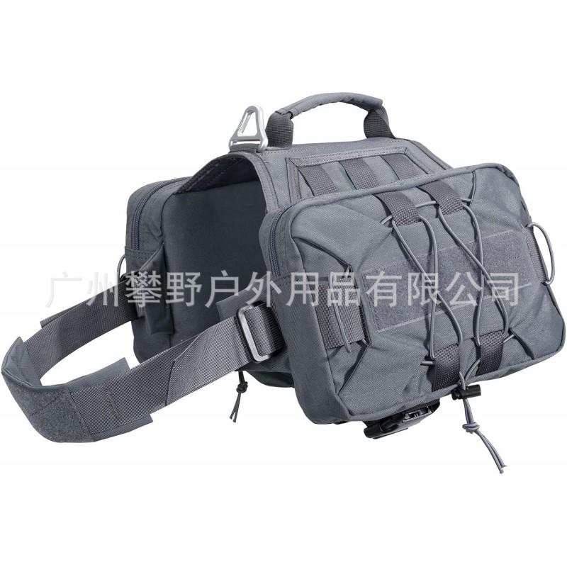 Dog Vest Harness Medium Large Breeds Outdoor Waterproof Nylon Pet Clothing Set Black Gray Khaki