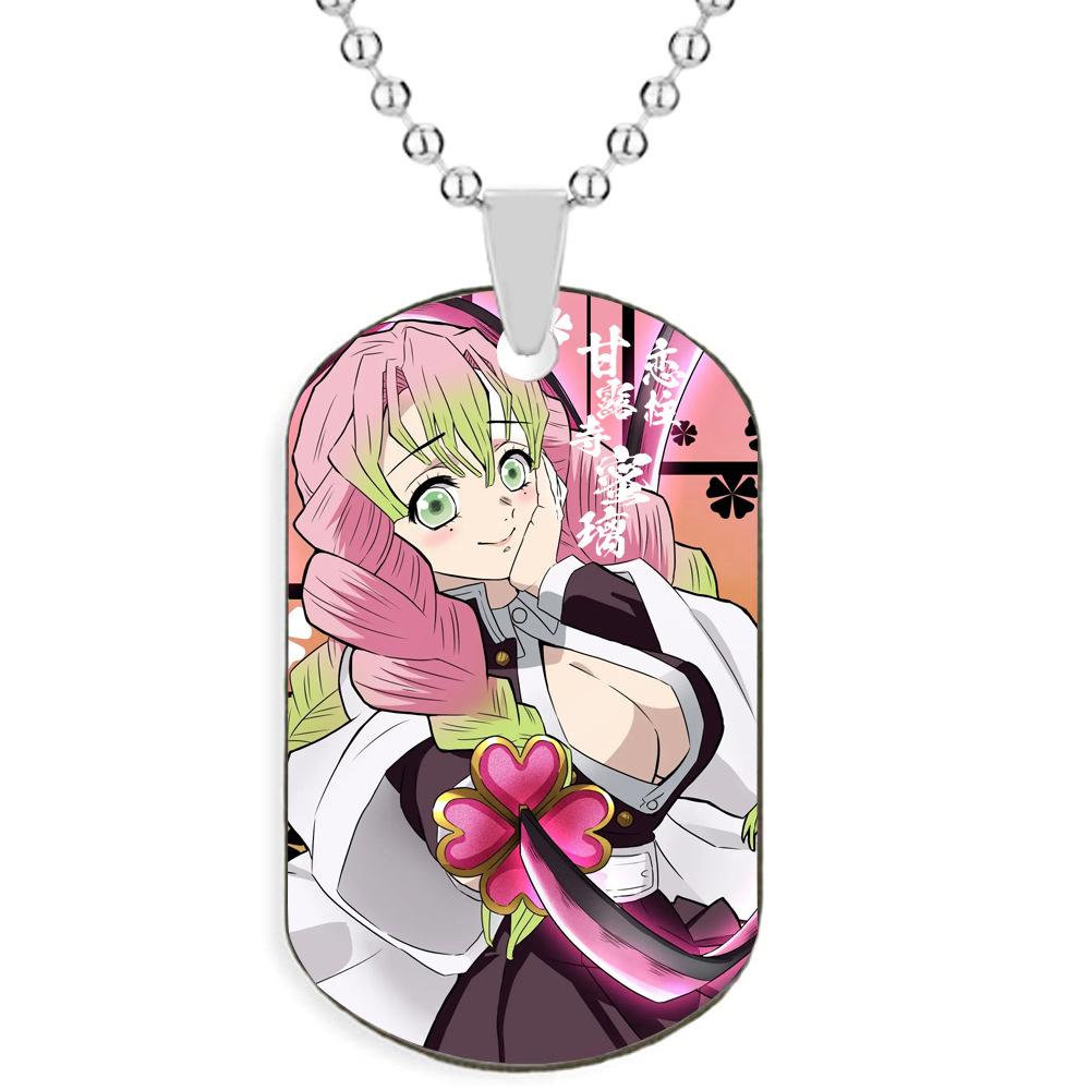 Аниме Убийца Демонов: Ожерелье с подвеской в виде персонажа Yaba, мужские и женские украшения для косплея