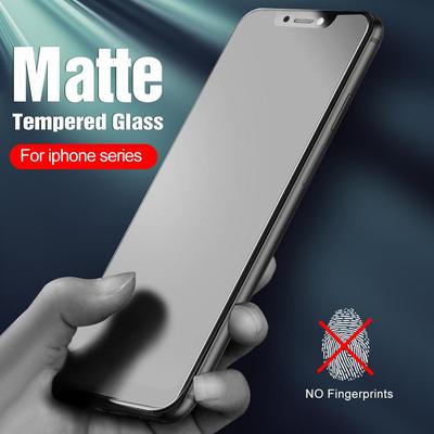 2 шт. матовое закаленное стекло для iPhone 16 15 14 13 Pro Max стекло для iPhone 13 12 11 Pro Xs Max X XR 6 7 8 Plus Mini SE 2020 защитная пленка для экрана