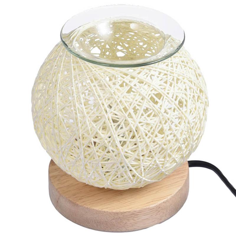 Aroma Burner Electric Wax Melting Meltburner 3D Aroma Lamp Essential Oil Light Aromatherapy Diffuser Nightlight UK Plug