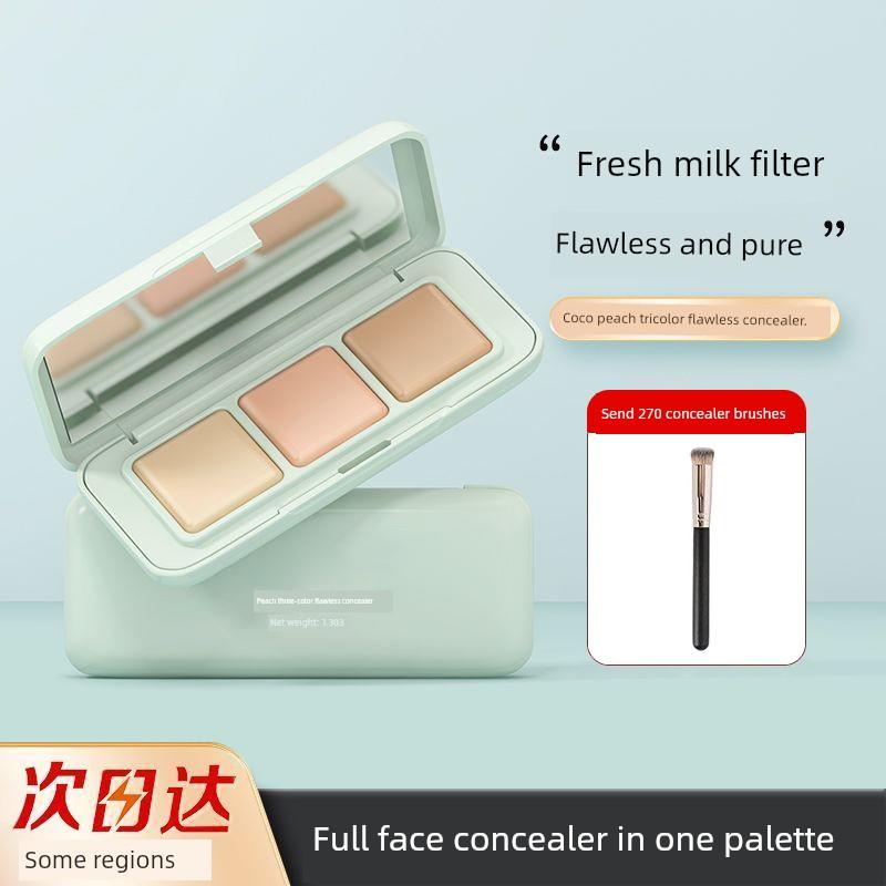 Three-Color Concealer to Cover Spots, Powerful Coverage, Official Flagship Store Genuine Product to Cover Spots and Dark Circles on the Face