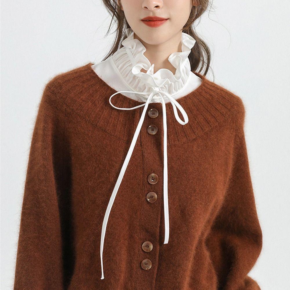 Модная классическая съемная винтажная одежда, аксессуары, блузка, рубашка с накладным воротником, лацкан с искусственным воротником