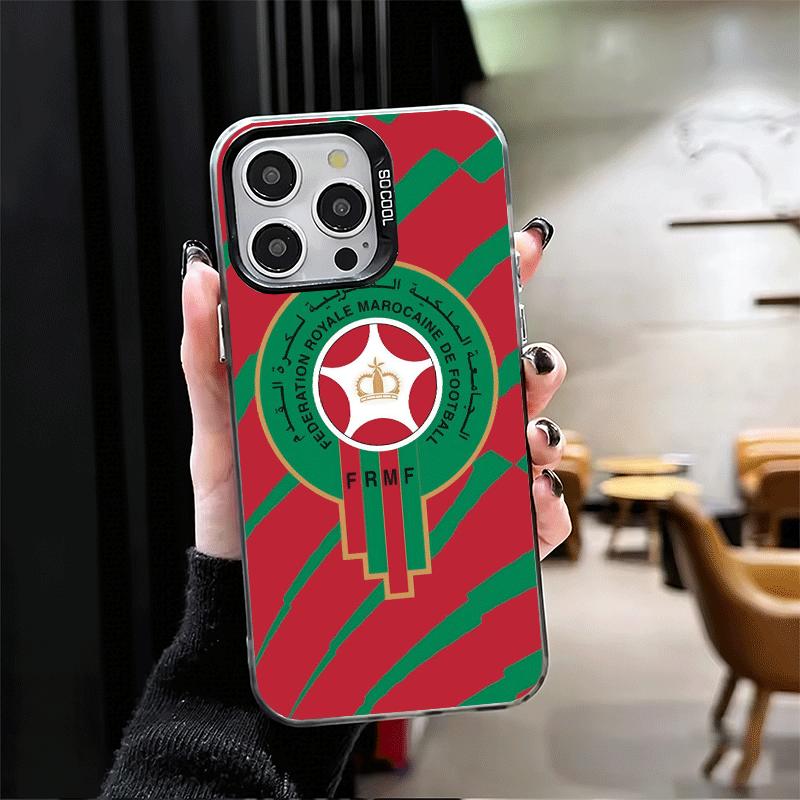 Morocco Flag Shockproof Phone Case for iPhone 17 Air 16 16E 15 Pro Max 14 Plus 13 Mini 12 Back Cover Anti Fall Fundas