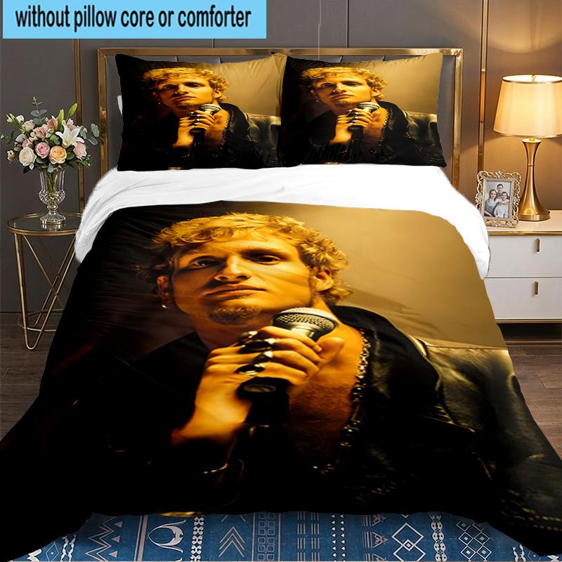 3PCS Alice Chains Bedding Set,Including 1pc Duvet Cover And 2pcs Pillowcases Perfect for Bedroom, Dormitory, Large size Fan Christmas gift