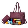 3-in-1 Tote Bag Backpack Lunch Bag Women Insulated Lunch Tote 15.6 Inch Laptop Compartment Lunch Pouch for Work Travel