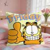Cartoon Cute GGarfield Cushion Cover Square Short Plush Pillow Case Living Room Sofa Home Decor Funda X