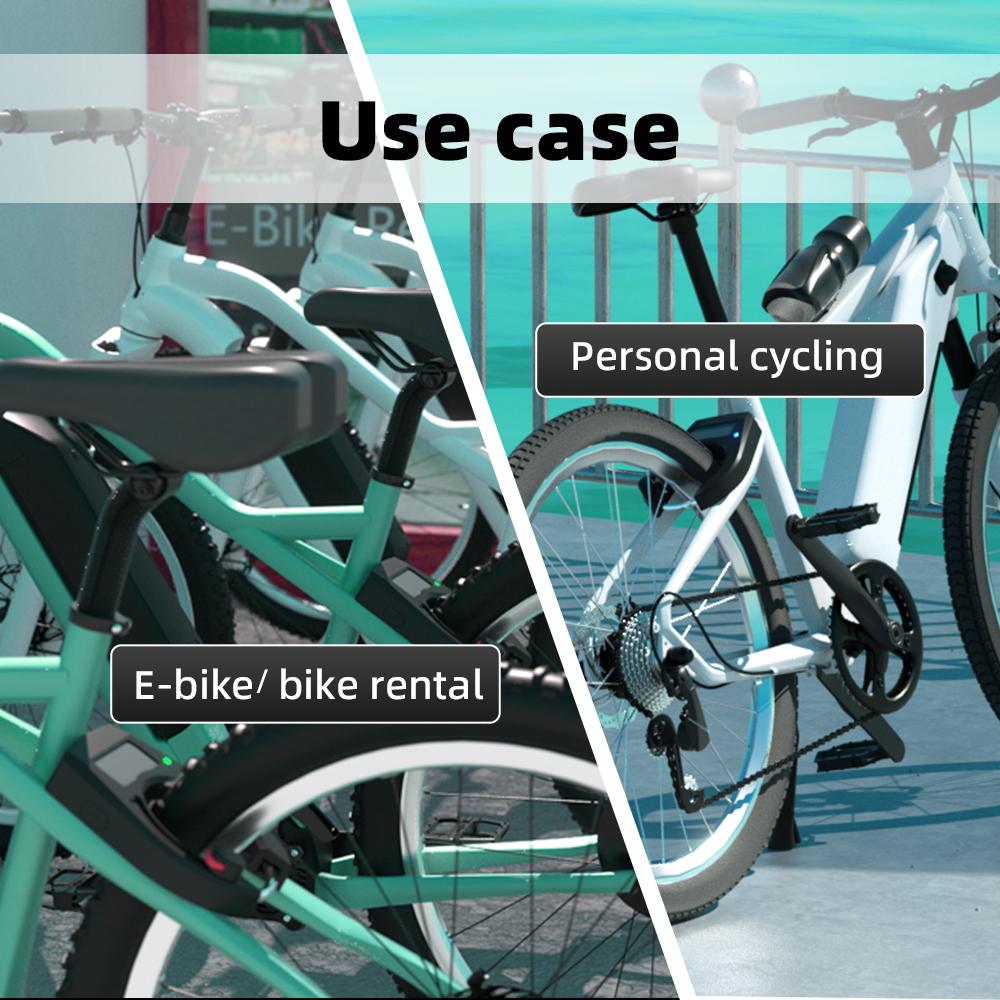 Omni New Arrival Smart Security Lock GPS Positioning Mobile Phone Wireless Receiving Bicycle Lock Allarm