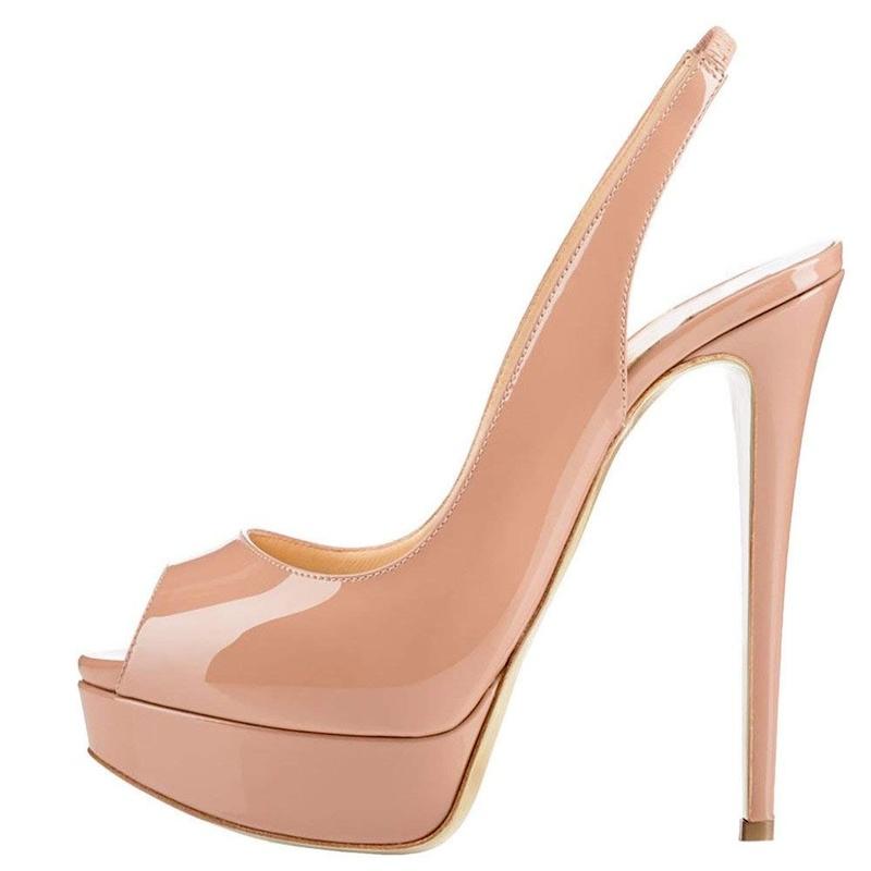 Женские босоножки сексуальные 14 см супер высокие каблуки с открытым носком на платформе босоножки гладиаторские вечерние платья красные свадебные туфли обувь