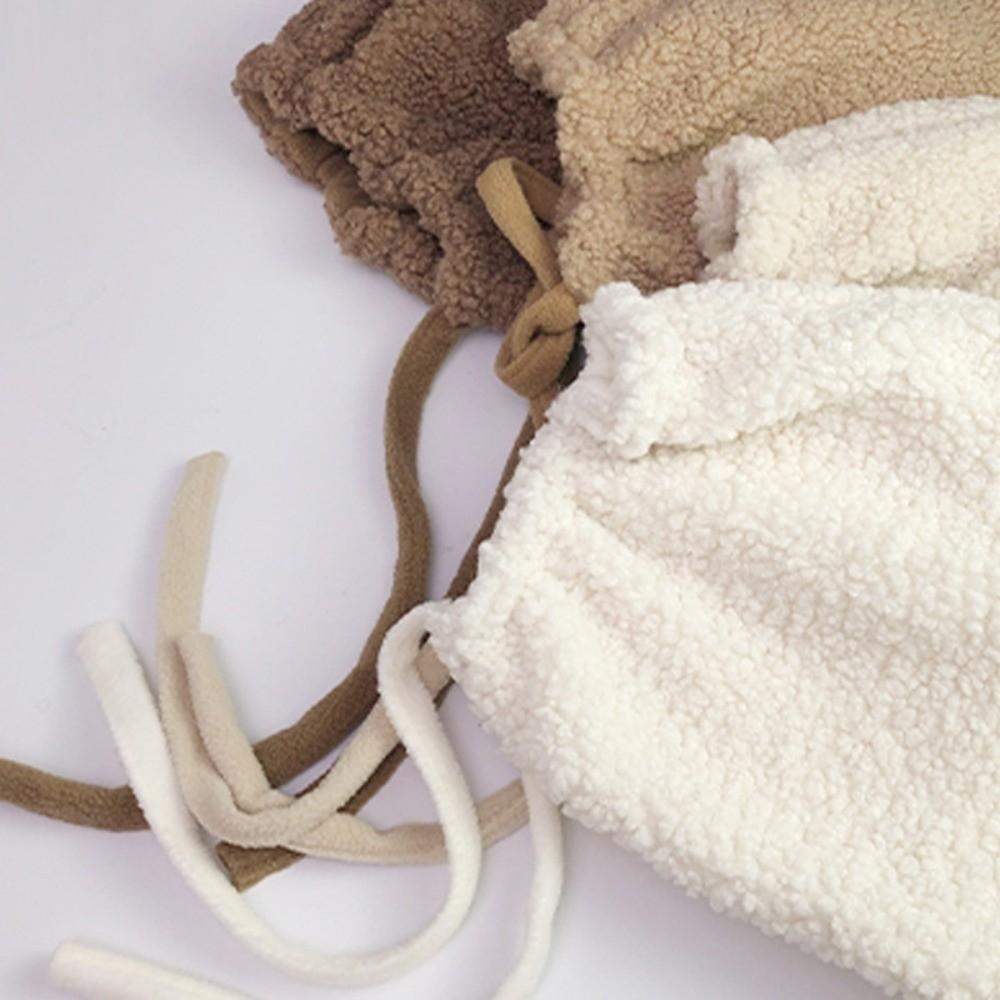 Solid Color Plush Hat Anti-cold Lambswool Cap Fashion Winter Hat Winter Season