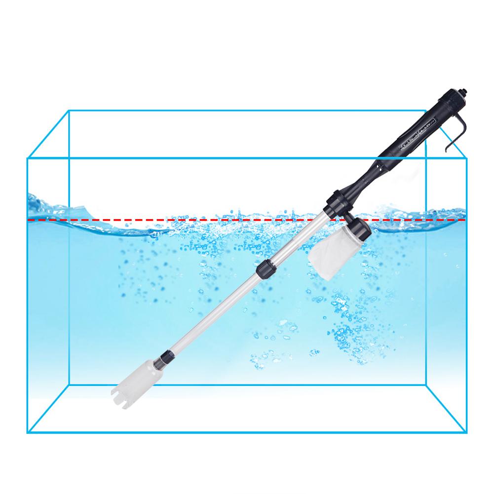 Electric Fish Tank Aquarium Gravel Cleaner Vacuum Sand Washer Cleaning Pump Device