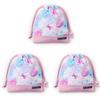 COLORFUL CANDY STYLE Drawstring Gussetless Lunch Bags Name Fluffy and Cute Candy Pop Set of Cute Drawstring Elementary School Lunch Elementary School