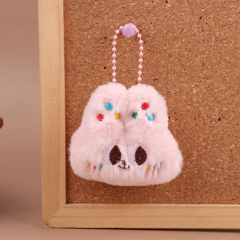 Кролик Щенок Плюшевый Брелок Мультяшный Кот Кролик Мягкая Кукла Подвеска Автомобильный Брелок Рюкзак Сумка Декор Детский Подарок