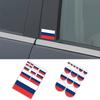 Автомобильная наклейка Флаг России ПВХ Креативные виниловые наклейки Россия Декор для мотоцикла Аксессуары Для Lada Niva Granta Hyundai Kia Renault