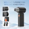 400000 об/мин Турбовентилятор Бесщеточный двигатель Пылесос Бесступенчатая регулировка скорости Перезаряжаемый через USB Мощная воздуходувка Турбовентилятор Сушилка