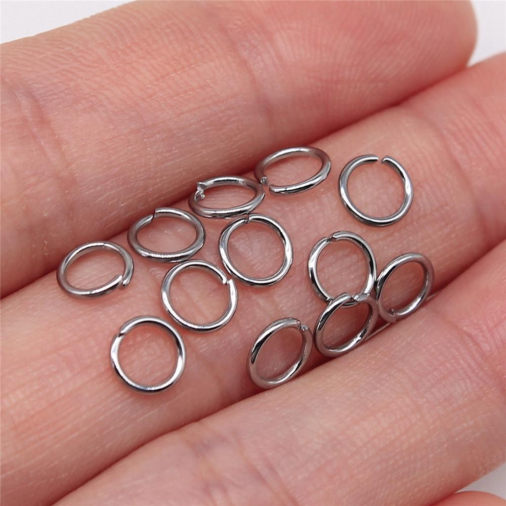 Разъемные кольца из нержавеющей стали 5 размеров Аксессуары Детали Мужские украшения Милые аксессуары