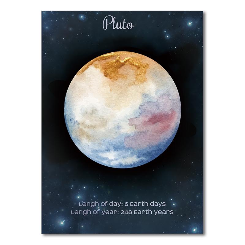 Детская комната Декор Космос Планета Искусство Печать Холст Картина Картины для Стены Украшения Настенные Картины Настенная Роспись