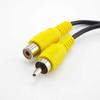 Car Connector Rca Female / Male Audio Cable 1way 2way Adapter Av Single Video Plug Stereo Extension Wire Diy Tools