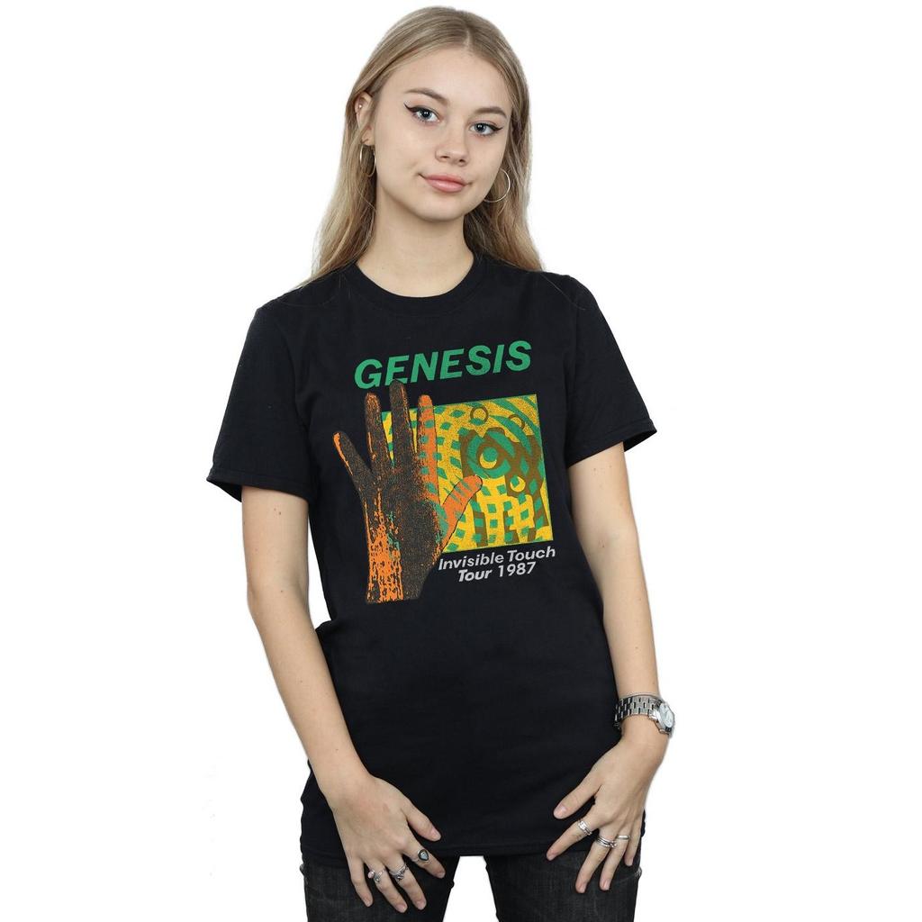 Genesis Womens/Ladies Invisible Touch Tour Cotton Boyfriend T-Shirt