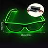 Colorful Luminous Glasses for Music Bar KTV Christmas Valentine's Day Party Decoration LED Goggles Festival Performance Props